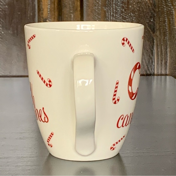 Pfaltzgraff Candy Cane Wishes Ceramic Christmas Mug - Picture 5 of 8